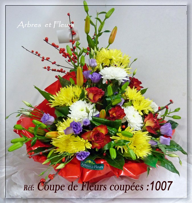 1007 coupe fleurie